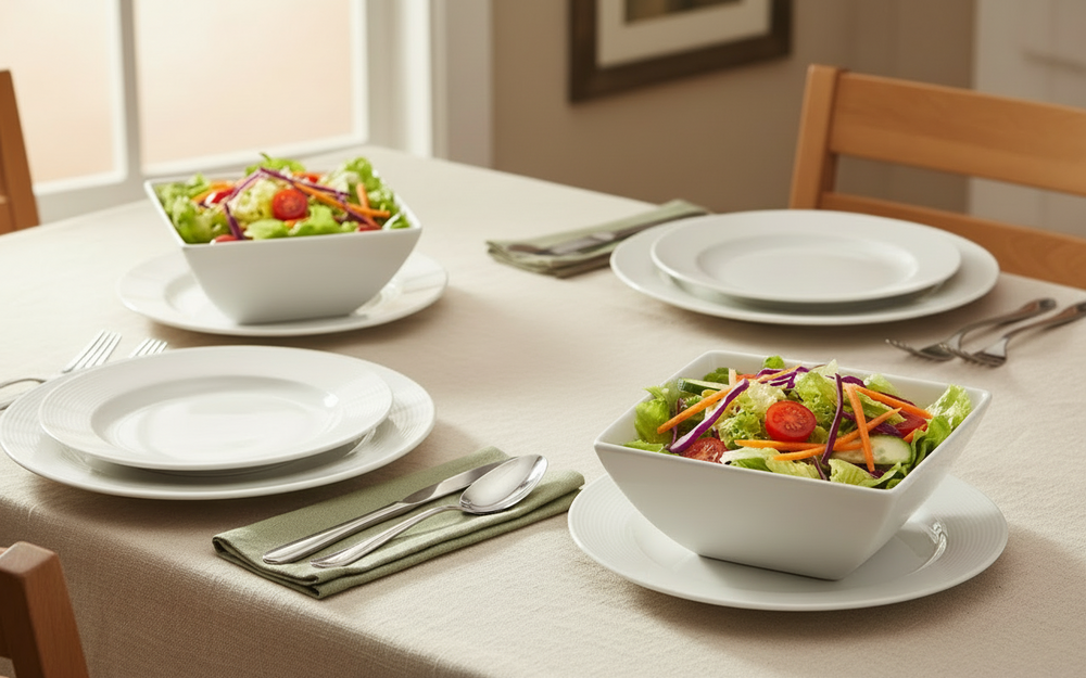 BonBistro Saladeschalen Yong Squito 23 x 23 cm - 2 stuks