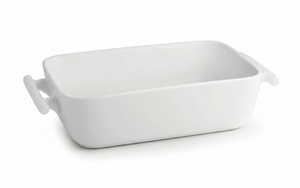 BonBistro Ovenschaal Yong Squito - Wit - 20 x 14 x 6 cm / 1.1 Liter - 2 stuks